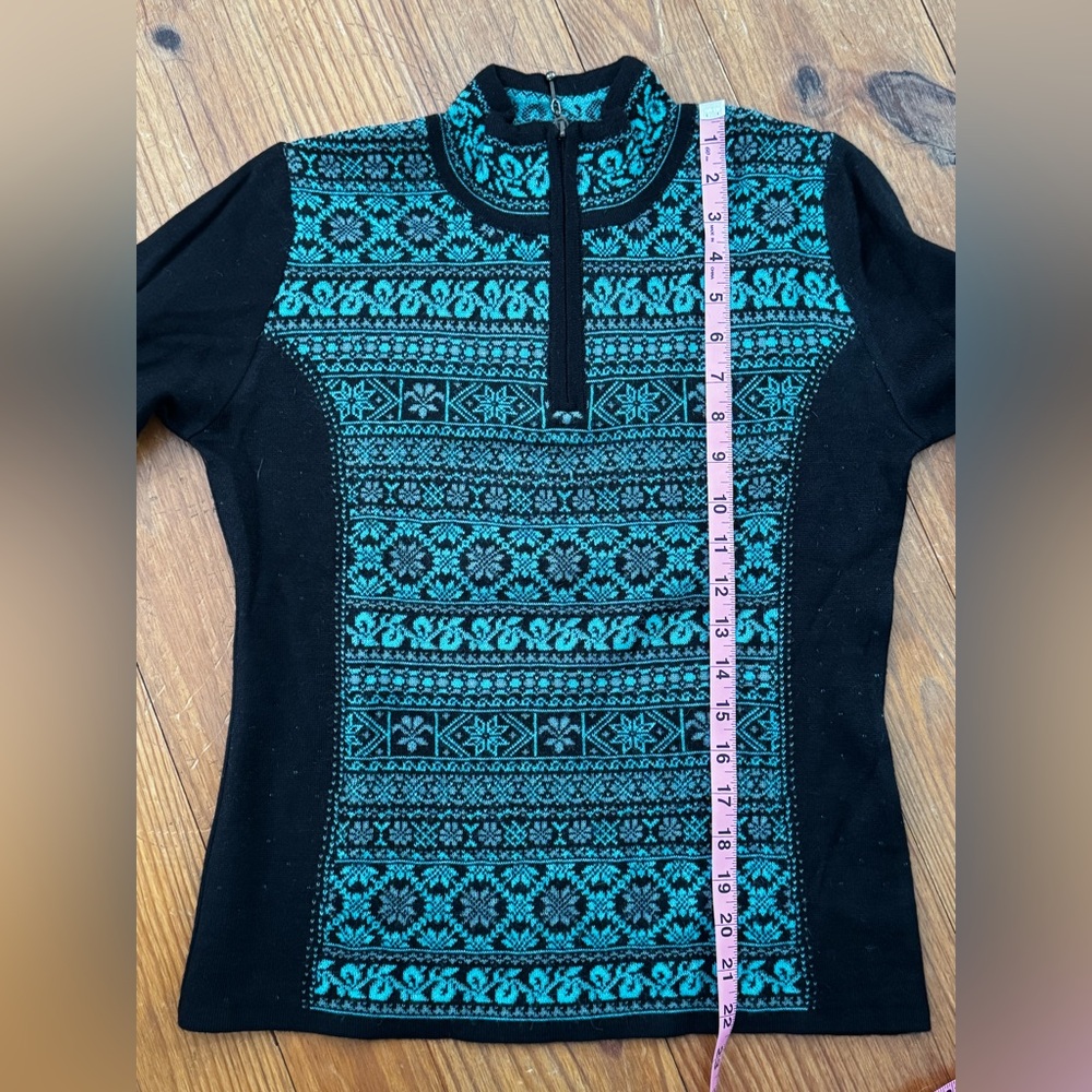 Alpaca Imports zip neck sweater size S - Picture 5 of 6